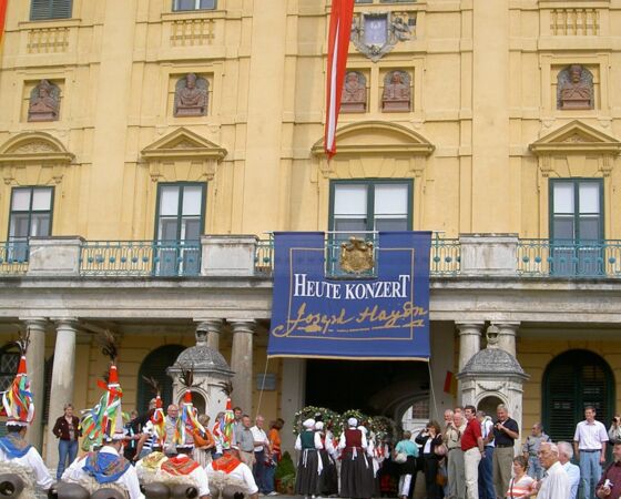 Feierlichkeiten im Schloß Esterházy in Eisenstadt. © Foto: Spatzierer